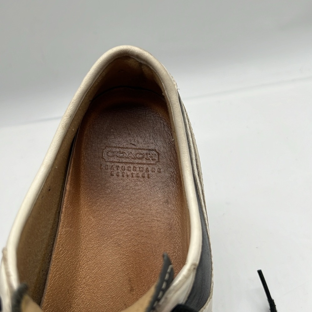 Coach Mens Frasier Leather Casual Sneaker Lace Up Shoe Size 8 M - Picture 8 of 8